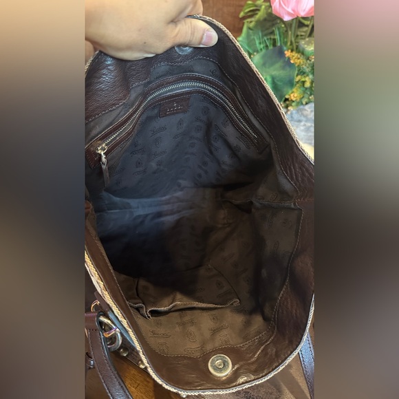 Auth Gucci GG Canvas Tote Shoulder Bag Brown/Goldtone Canvas/Leather - Picture 6 of 17